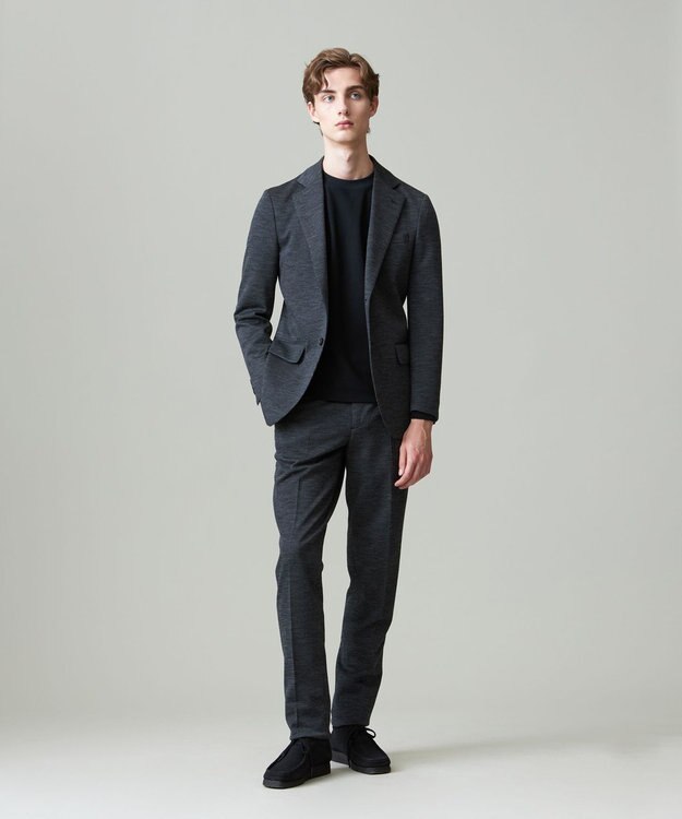 J.PRESS MEN 【KING SIZE】【セットアップ対応】マナードライトジャージー スラックス グレー系8