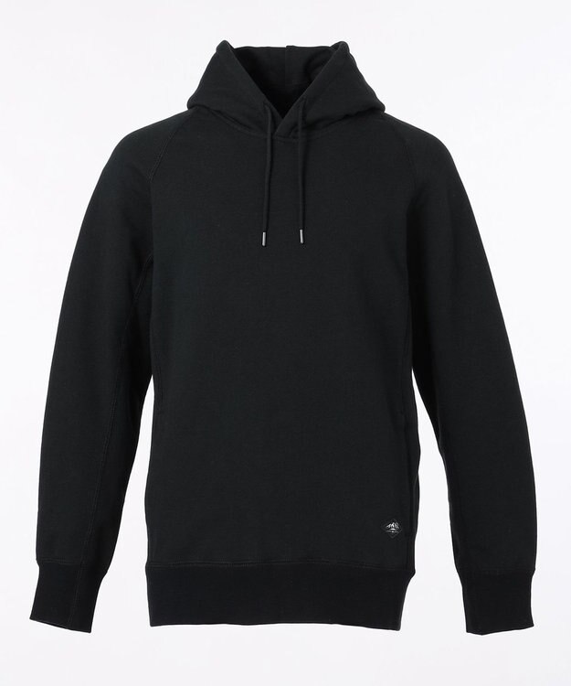 JOSEPH ABBOUD MOUNTAIN 【UNISEX】OG裏毛パイルエンブロイダリー パーカー ブラック系