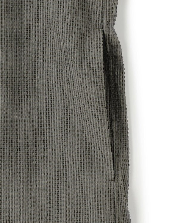 JOSEPH HOMME 新素材【通気性/ストレッチ】トリコサッカーストレッチ 　レギュラーカラー半袖シャツ グレー系