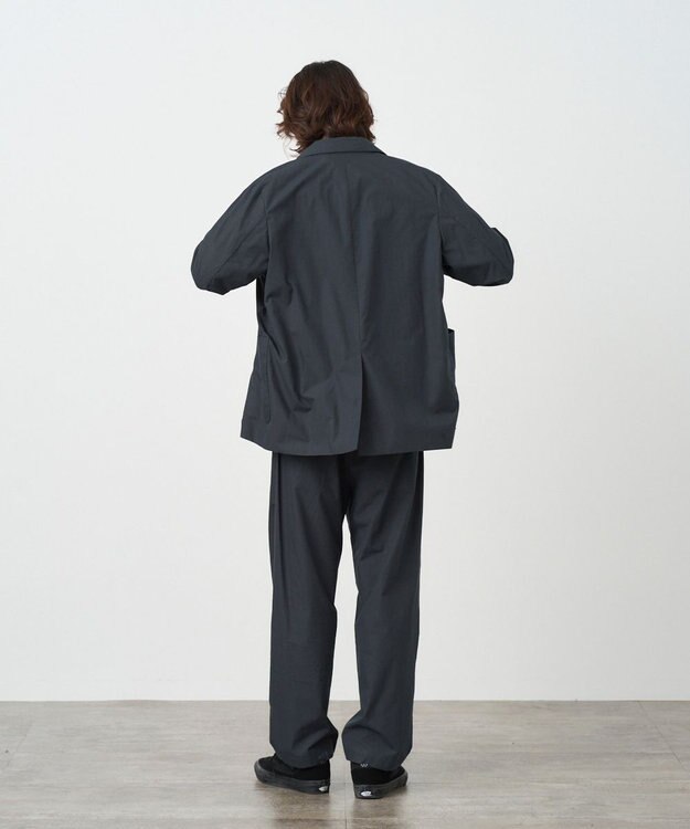 ATON COTTON TYPEWRITER | テーラードジャケット - UNISEX CHARCOAL GRAY