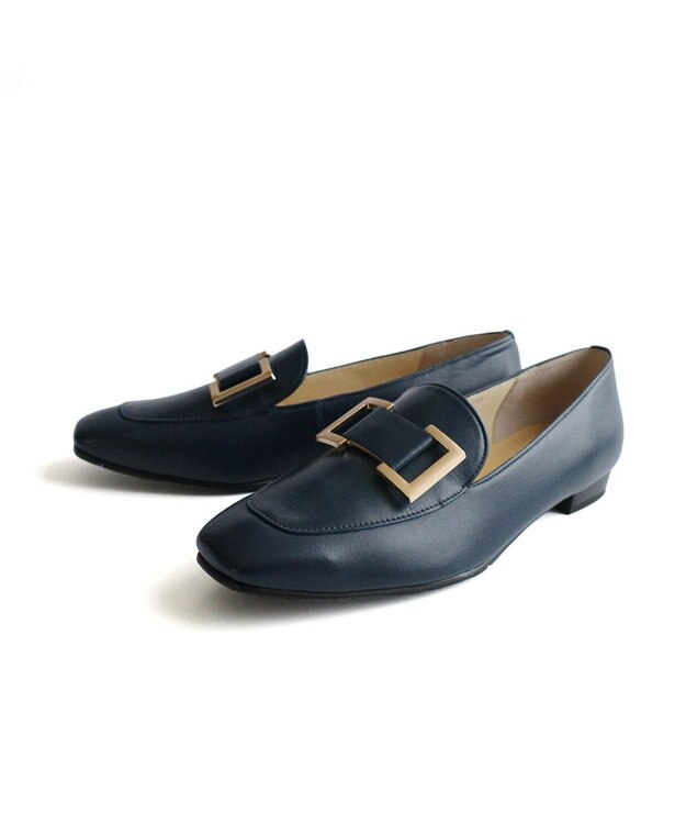 Pointer 日本製 国産牛革ローファー ダークネイビー