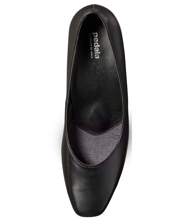 ASICS WALKING ペダラウォーキングシューズ 2E ヒール高5.0cm ブラック系