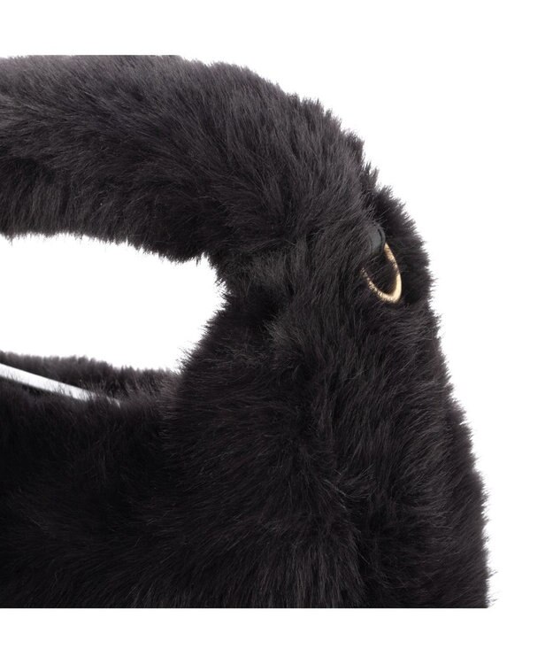 UNBILLION カシュカシュ cachecache / フェイクファー2wayハンドルミニバッグ ブラック