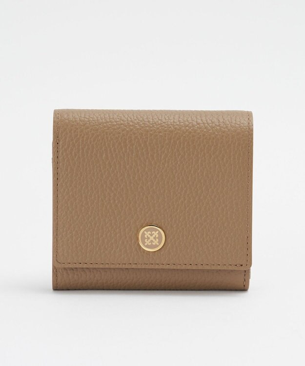 russet サークルプレートハーフウォレット(SO-441) Mocha