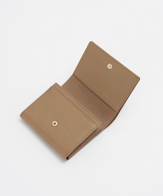 russet サークルプレートハーフウォレット(SO-441) Mocha