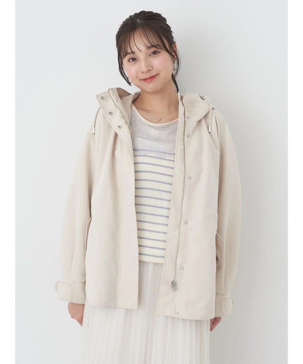 earth music&ecology マウンテンパーカー Ecru