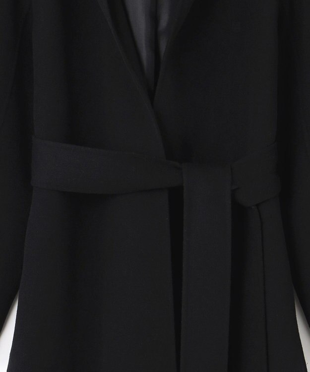 ICB ウールリバーフーデットコート ブラック系