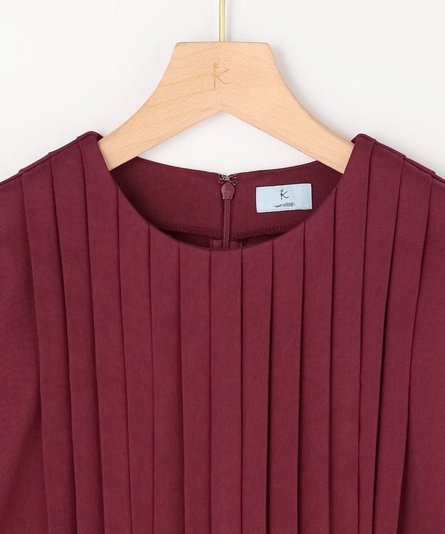 組曲 L 【先行予約】サマージャージーブラウスライク カットソー ガーネット系