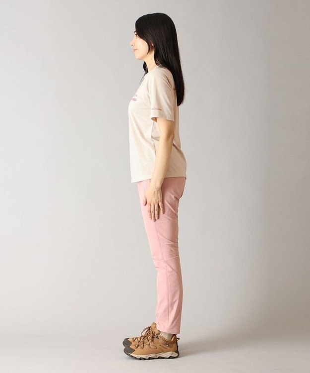 Columbia Columbia/ ウィメンズシダートレイルアウトドアグラフィックTシャツ /コロンビア Dark Stone Colorful Peaks Mini