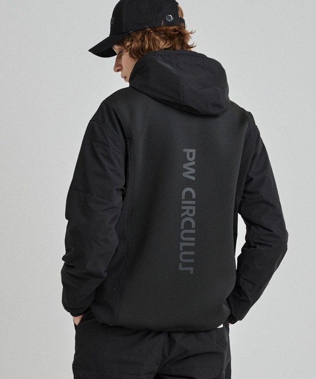 PW CIRCULUS 【MEN】中綿コンビデタッチャブルフーディ ブラック系