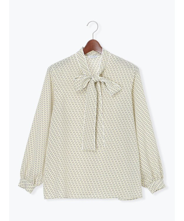 Te chichi パターンアソートボウタイブラウス《2026 spring catalog item》 イエロー