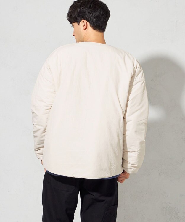 SHARE PARK MENS 【UNISEX】モンスター中綿カーディガン（L・XLサイズ） オフホワイト