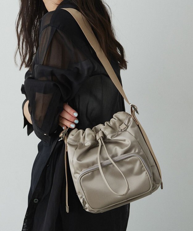 russet 《インフルエンサースタッフ企画》マルチショルダーバッグ(CE-1708) Gray