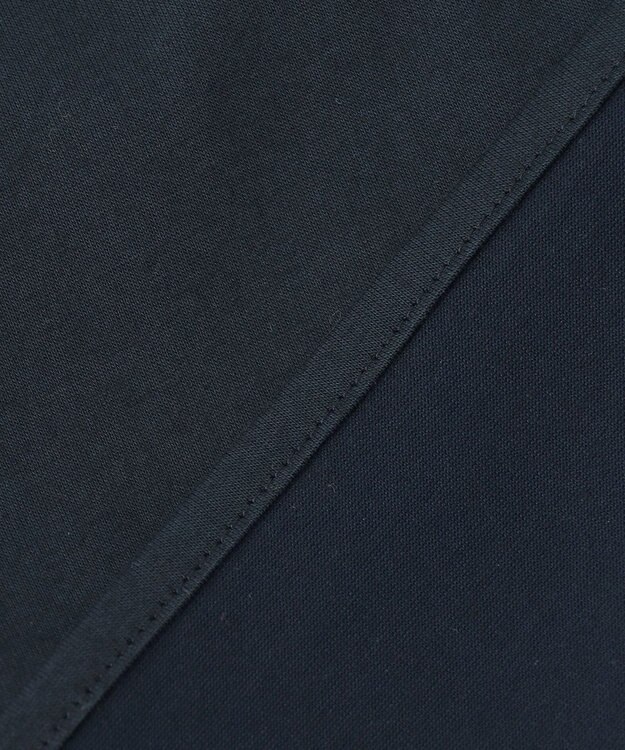 ICB 【接触冷感・UVケア・洗える】コンフォートプレーティング パフスリーブカットソー ネイビー系