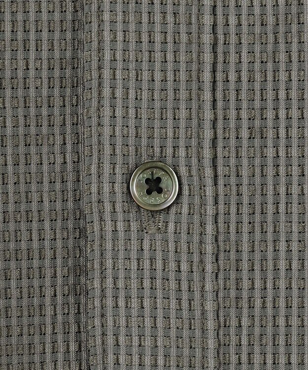 JOSEPH HOMME 新素材【通気性/ストレッチ】トリコサッカーストレッチ 　レギュラーカラー半袖シャツ グレー系