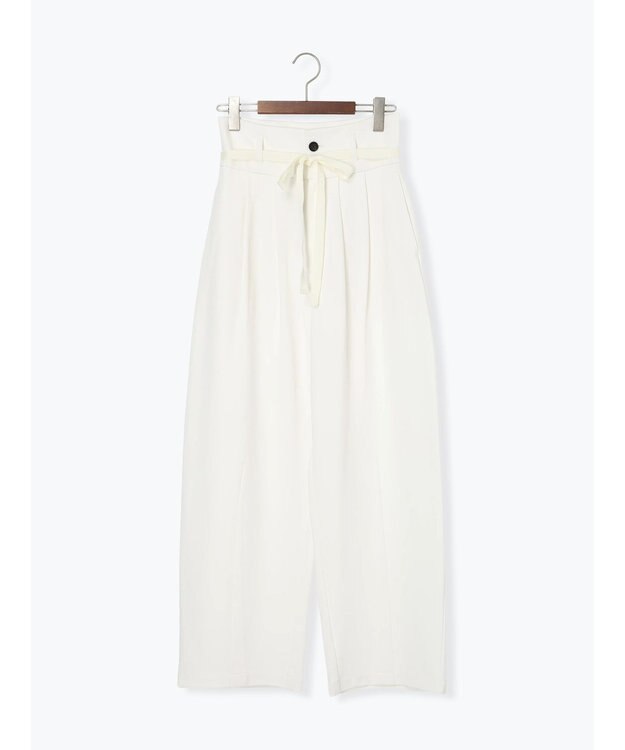 Te chichi ポンチハイウエストカーブパンツ《2026 spring catalog item》 オフホワイト