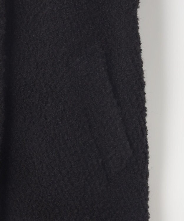 自由区 S FLUFFYステンカラー コート ブラック系