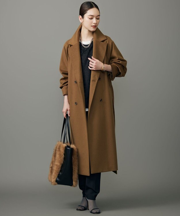 自由区 L 【カタログ掲載】ループカットジャカードプルオーバー ブラウス ブラック