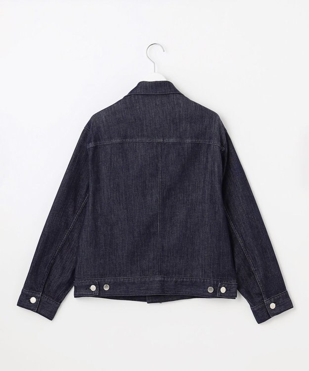 自由区 S 【洗える】ウスカルデニムベーシック ジャケット インディゴ