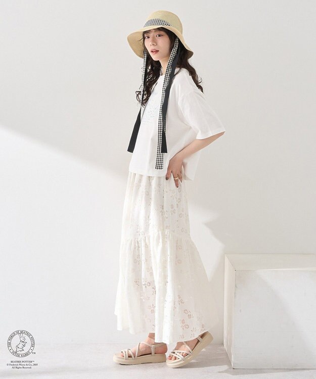 earth music&ecology Ｐｅｔｅｒ　Ｒａｂｂｉｔ?／ｅａｒｔｈ　フルーツＴ Off White