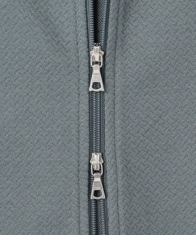 J.PRESS MEN お出かけシーンにも最適【J.PRESS PREMIUM JERSEY】ジャガードリンクス コンビパーカー グレー系