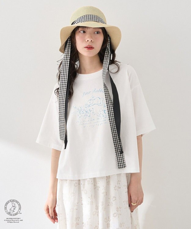 earth music&ecology Ｐｅｔｅｒ　Ｒａｂｂｉｔ?／ｅａｒｔｈ　フルーツＴ Off White