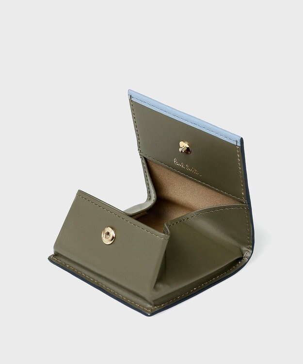 Paul Smith クロップドロゴ コインケース サックスブルー