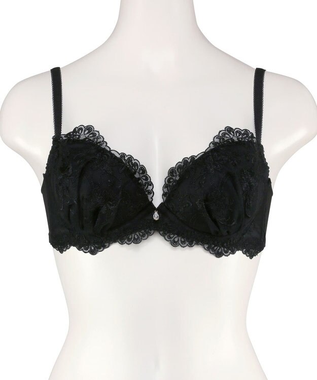 San-ai Resort（三愛水着楽園） エレガントコレクション【2503】単品ブラBCDカップ 【背中すっきり】 ブラック