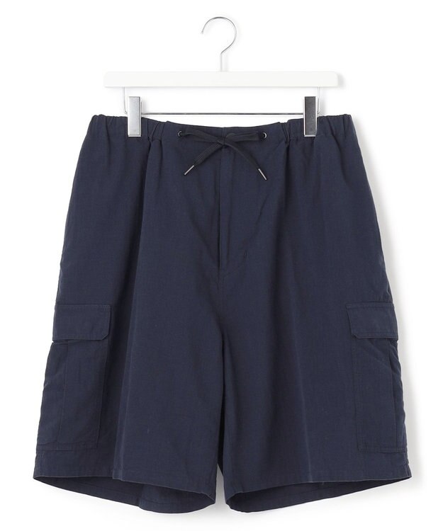 J.PRESS YORK STREET 【UNISEX】ハーフカーゴパンツ ネイビー系