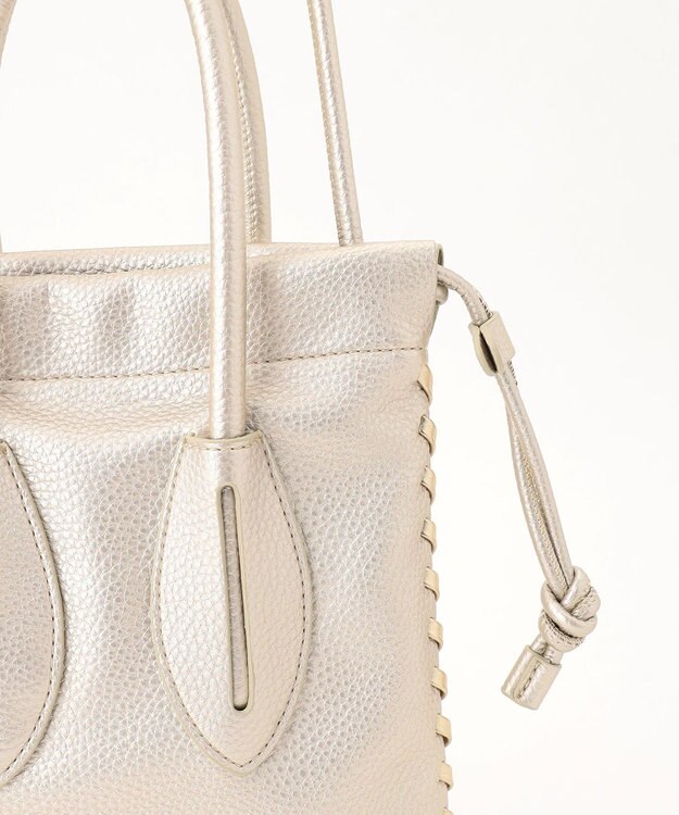 GRACE CONTINENTAL ADD CULUMN TURN BAG シルバー