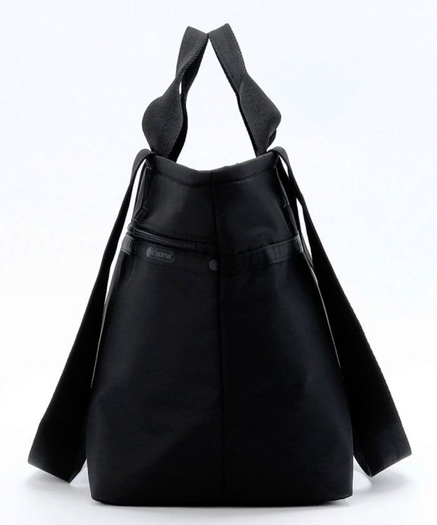 LeSportsac TWO HANDLE ZIP TOTE/リサイクルドブラックJP リサイクルドブラックJP