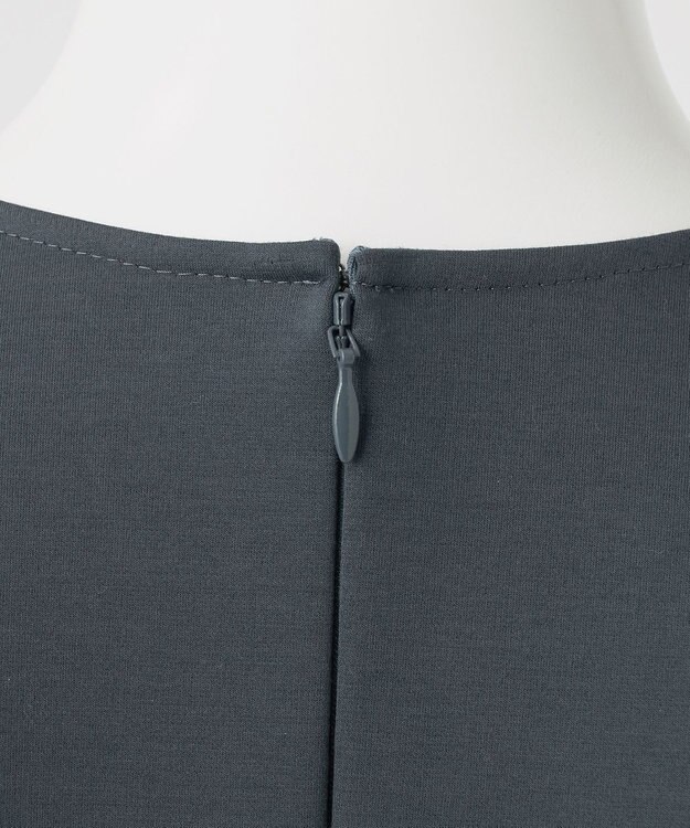 23区 S 【R(アール)】ハイゲージポンチジャージー ワンピース スレートグレー系