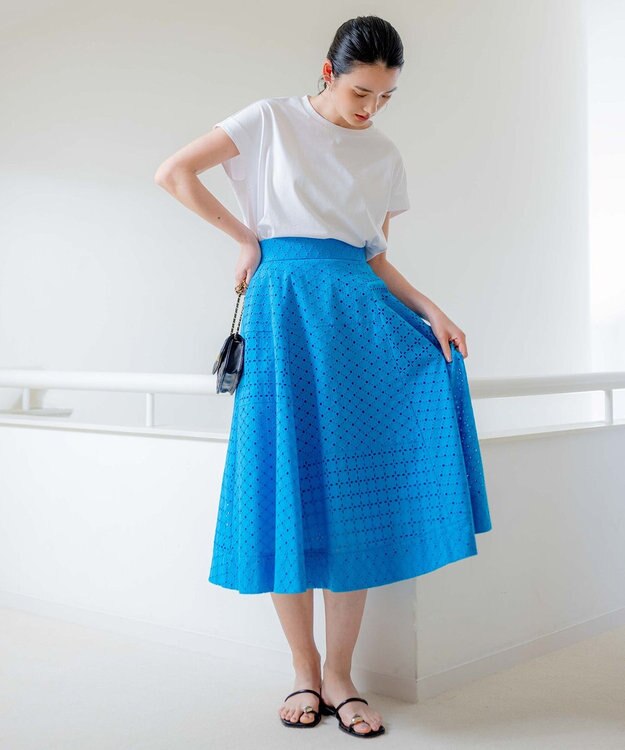 組曲 【汗ジミ防止・撥水】GIZAプレーティング天竺フレンチスリーブ カットソー アイボリー系