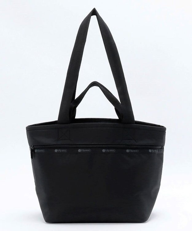 LeSportsac TWO HANDLE ZIP TOTE/リサイクルドブラックJP リサイクルドブラックJP