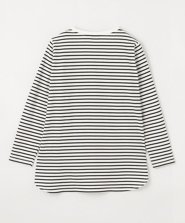 ANY テールロングTシャツ ボーダー