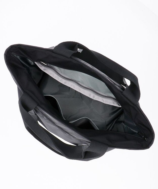 LeSportsac TWO HANDLE ZIP TOTE/リサイクルドブラックJP リサイクルドブラックJP