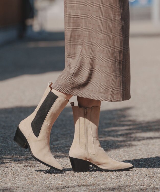 BONTRE 【BONTRE/ボントレ】ポインテッドサイドゴアブーツ