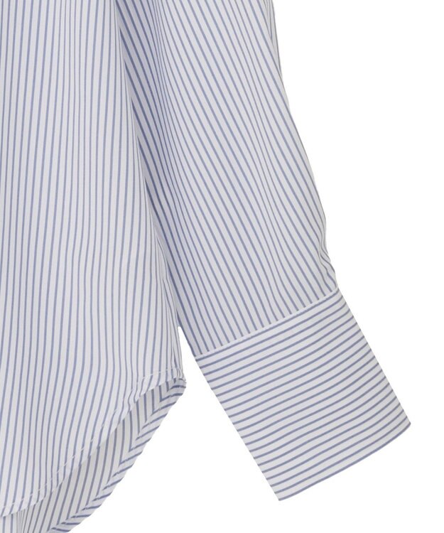 Green Parks バンドカラーインナーシャツ Stripe