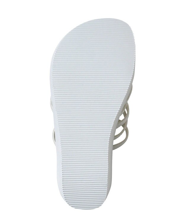 San-ai Resort（三愛水着楽園） 【SALE】グリッター厚底ビーチサンダル【San-ai Resort（サンアイリゾート）】 ホワイト