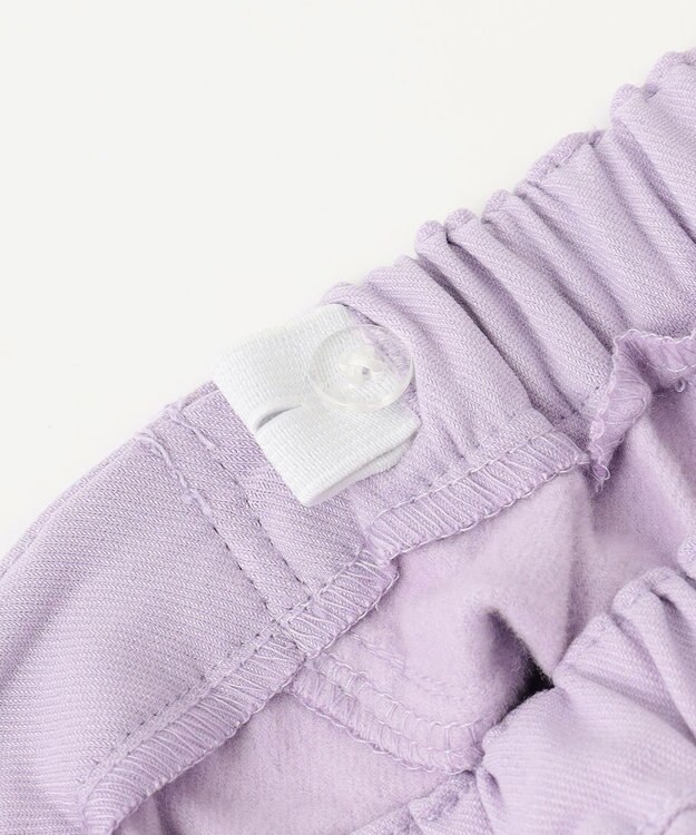 ANY KIDS 7days裏起毛ガーリーパンツ ラベンダー