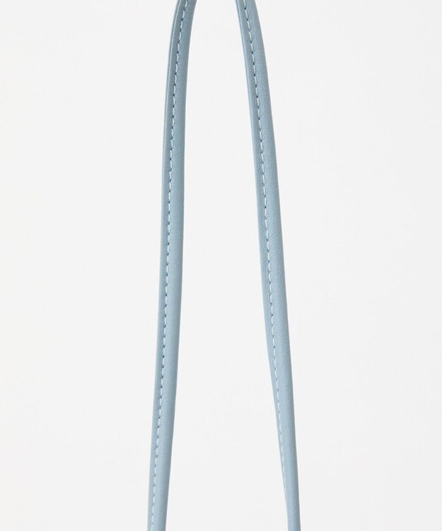 russet レザー巾着ミニショルダーバッグ(CE-1637) L.Blue