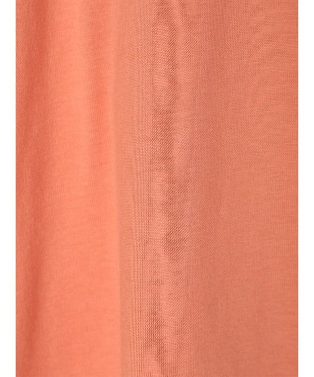 Green Parks レトロフラワーロゴ入りプリントＴシャツ Orange