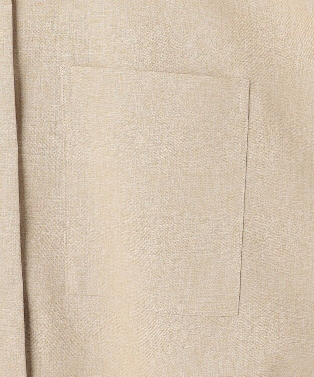 uncrave ウォッシャブルドライサップ ドルマンシャツ シャンブレーベージュ