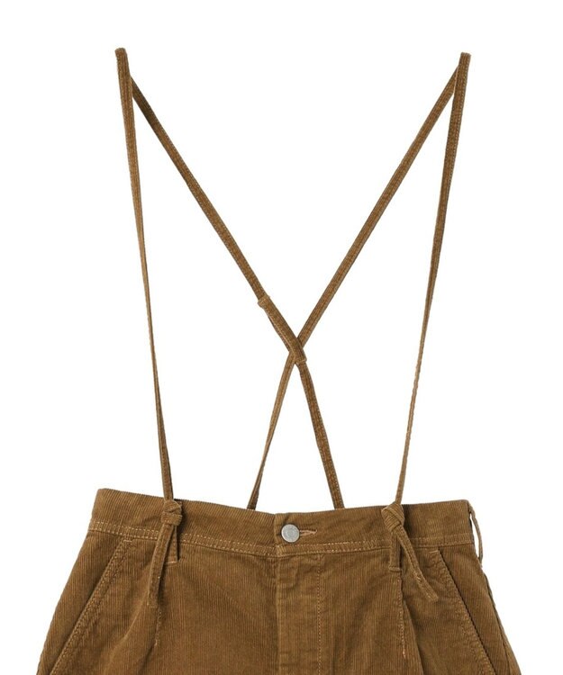 CRAFT STANDARD BOUTIQUE コーデュロイ２ＷＡＹサロペットスカート Camel