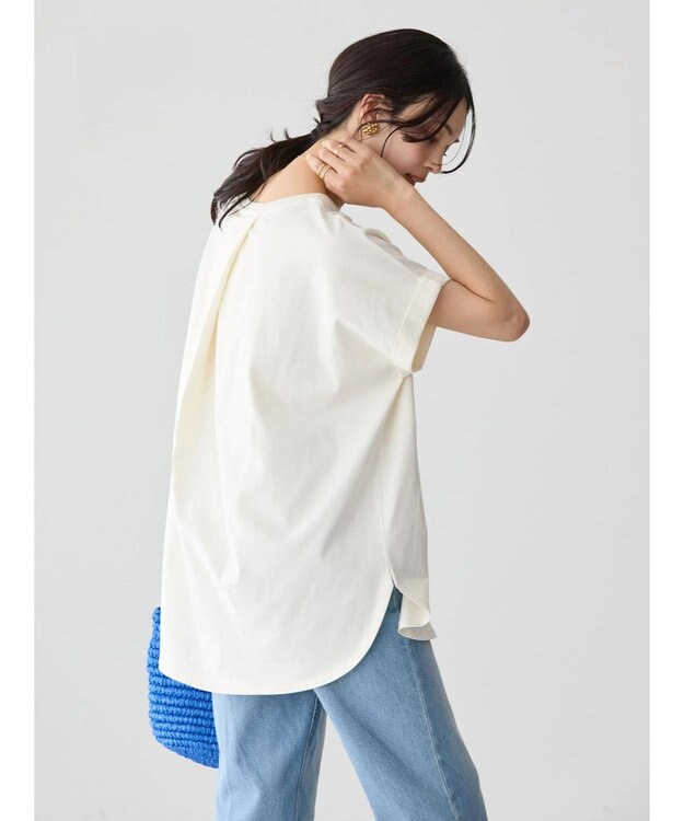 AMERICAN HOLIC バックタックカットチュニック Ivory