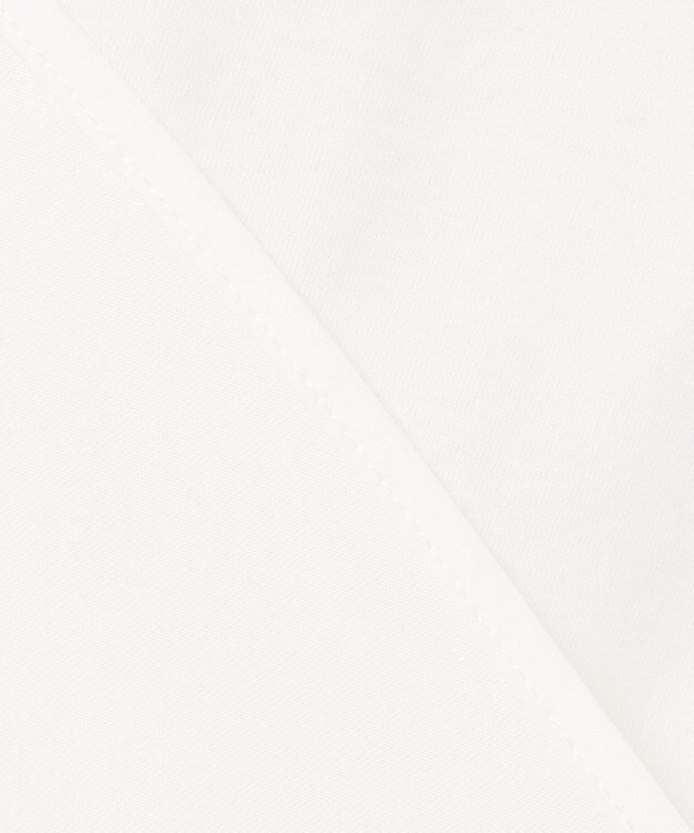 23区 L 【洗える】コンパクトヤーン フレアデザイン ノースリーブ カットソー ホワイト系