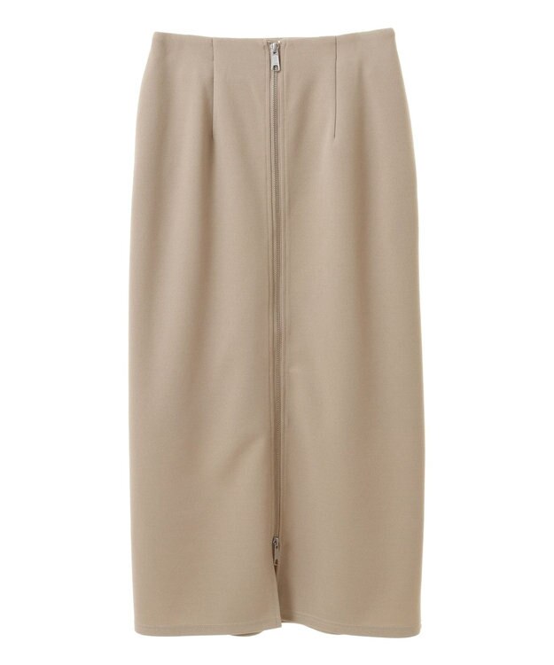 earth music&ecology Ｚｉｐスカート Light Beige
