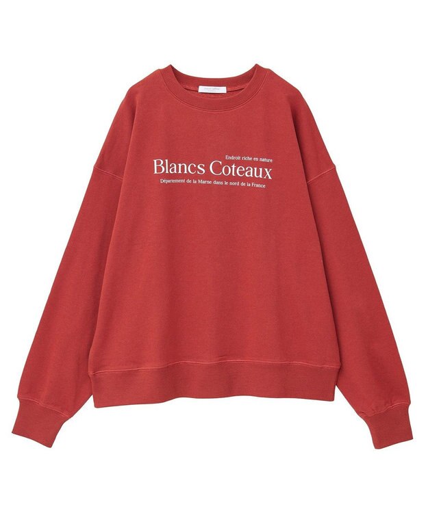 Green Parks アソートロゴミニ裏毛プルオーバー Orange