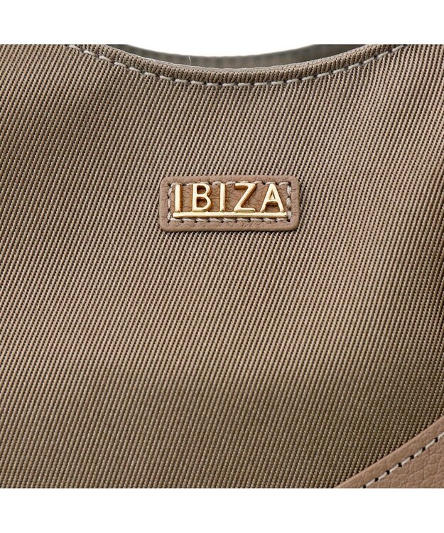 IBIZA アニマーダ　ナイロン　ハンドバッグ モカ