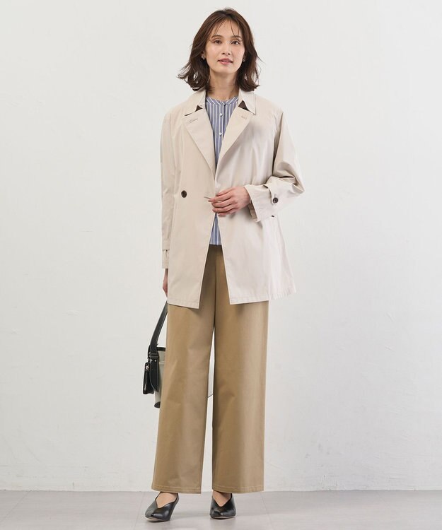 J.PRESS LADIES L Artirosa トレンチ コート グレージュ系